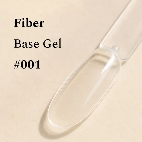 FEHU Bazinis gelis su pluoštu #01 skaidrus stiklas, 12 ml | Fiber Base Gel #01 Transparent Glass 12 ml