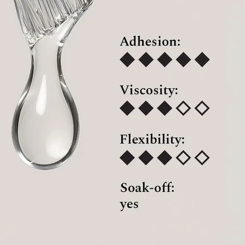 FEHU Bazinis gelis su pluoštu #01 skaidrus stiklas, 12 ml | Fiber Base Gel #01 Transparent Glass 12 ml