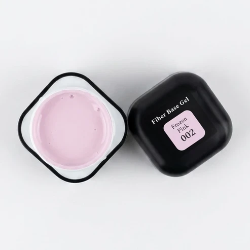 FEHU Bazinis gelis su pluoštu #02 sušalusi rožė, 30 ml | Fiber Base Gel Frozen Rožinė #02, 30 ml