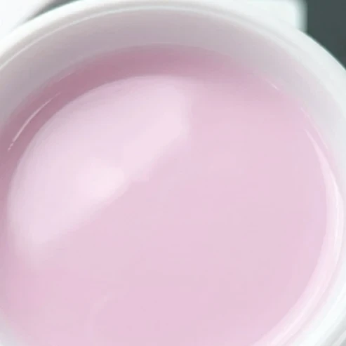 FEHU Bazinis gelis su pluoštu #02 sušalusi rožė, 30 ml | Fiber Base Gel Frozen Rožinė #02, 30 ml