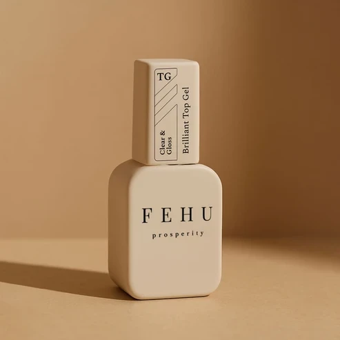 FEHU Blizgus viršutinis gelis Brilliant, 12 ml | Brilliant Top Gel, 12 ml
