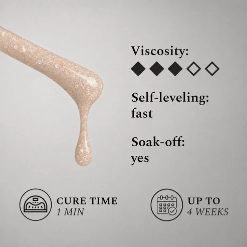 FEHU Gelinis lakas #017 Disco Diva, 12 ml | Gel Polish #017 Disco Diva, 12 ml