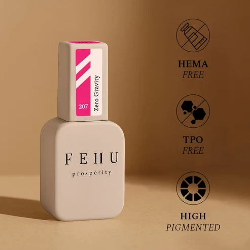 FEHU Gelinis lakas #207 Zero Gravity, 12 ml | Gel Polish #207 Zero Gravity, 12 ml