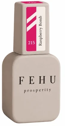 FEHU Gelinis lakas #215 Raspberry Bomb, 12 ml | Gel Polish #215 Raspberry Bomb, 12 ml