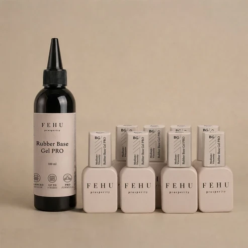 FEHU Kaučiukinė bazė PRO, 100 ml | Rubber Base Gel PRO, 100 ml