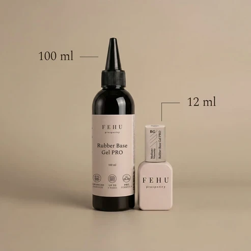 FEHU Kaučiukinė bazė PRO, 100 ml | Rubber Base Gel PRO, 100 ml