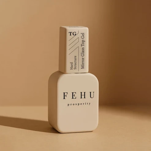 FEHU Viršutinis gelis Mirror Glass, 12 ml | Mirror Glass Top Gel, 12 ml