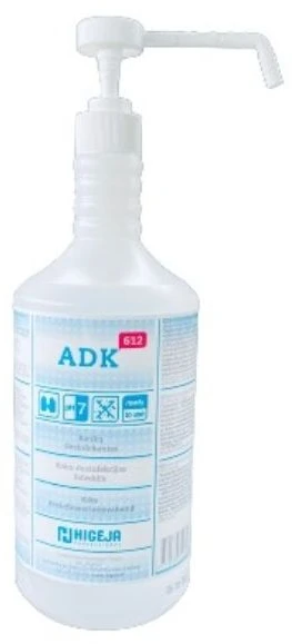 Hi Labs Skystas asmens higieninis dezinfekantas ADK 612 su dozatoriumi 1L