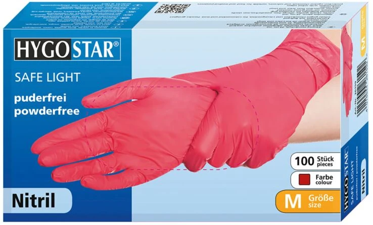 Lycon Nitrilinės pirštinės (M), rožinės | Nitrile gloves (M) pink, Hygostar