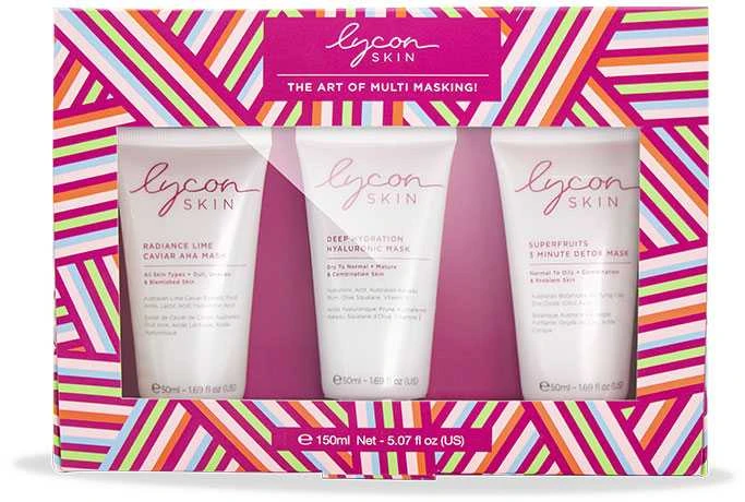 Lycon Skin Veido kaukių rinkinys, 3x50 ml | Lycon Skin LYCON SKIN FACE MASK TRIO, 3x50 ml
