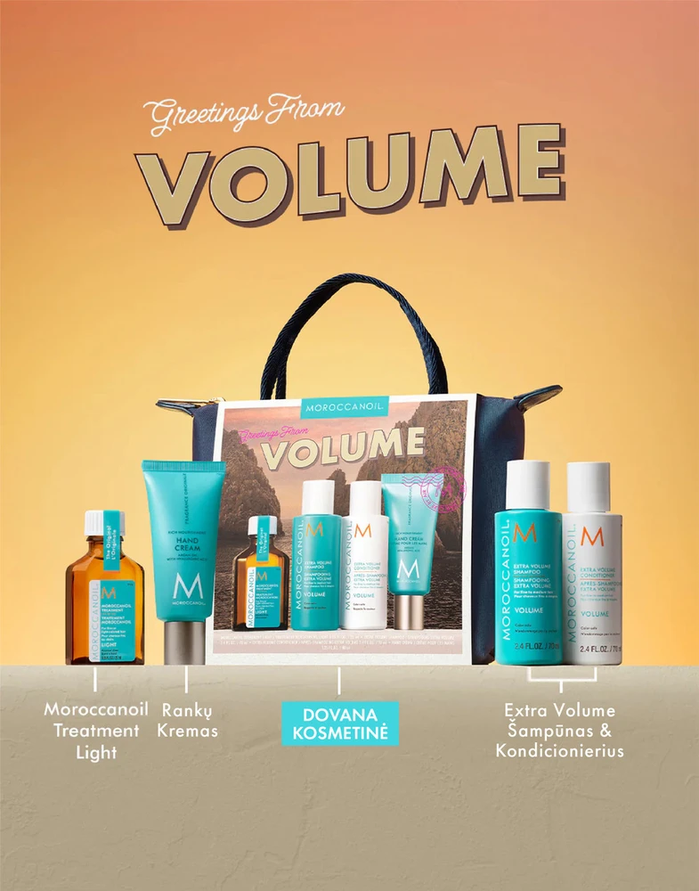 MOROCCANOIL Apimties suteikiantis kelioninis rinkinys | Volumizing Travel Set