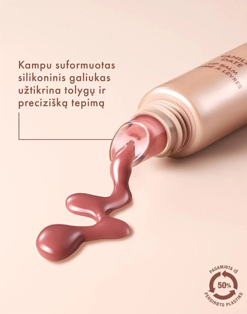 MOROCCANOIL maitinantis lūpų balzamas - Vanilės datulė, 15g | Vanilla Date Lūpų balzamas, 15g
