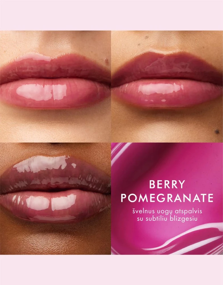 MOROCCANOIL maitinantis lūpų balzamas - Granatų uoga, 15g | Berry Pomegranate Lūpų balzamas, 15g