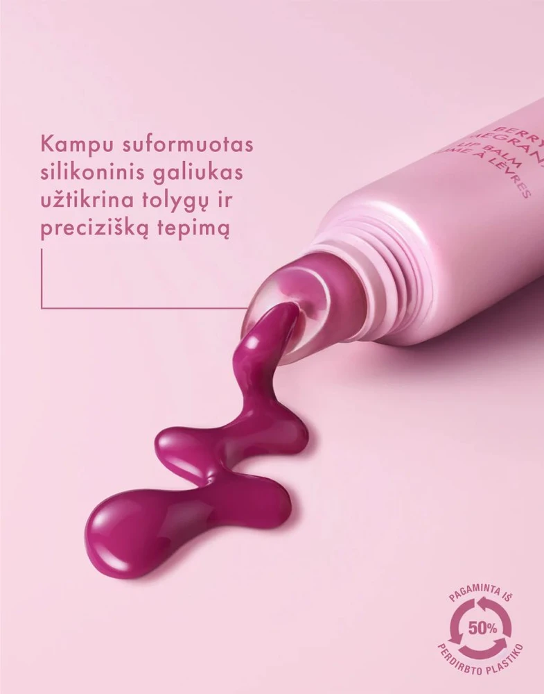 MOROCCANOIL maitinantis lūpų balzamas - Granatų uoga, 15g | Berry Pomegranate Lūpų balzamas, 15g