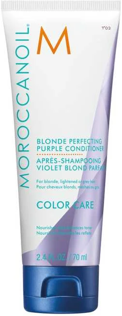 Moroccanoil Color Care Skirtas šviesiems plaukams Perfecting Violetinė Conditioner kondicionierius šviesiaplaukėms, 70 ml