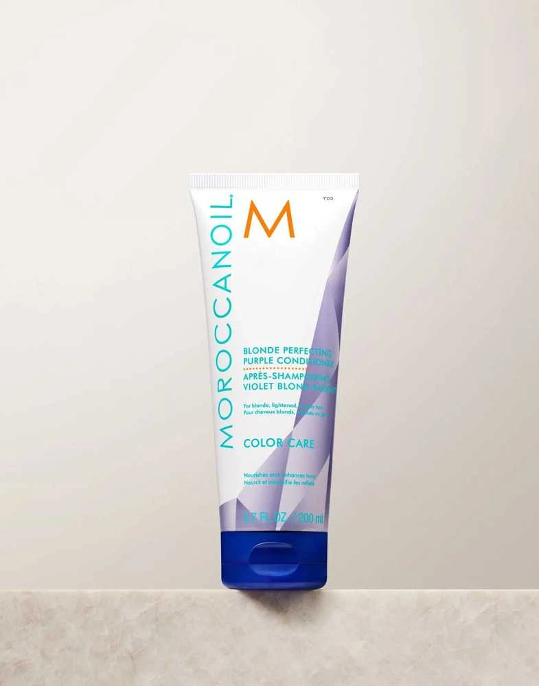 Moroccanoil Color Care Skirtas šviesiems plaukams Perfecting Violetinė Conditioner kondicionierius šviesiaplaukėms, 200 ml