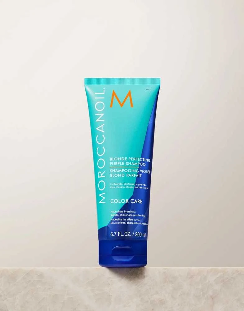 "Moroccanoil Skirtas šviesiems plaukams Perfecting Violetinė šampūnas 200ml