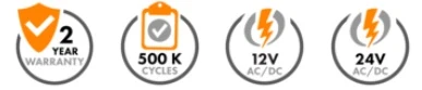 Locinox Elektromagnetinė sklendė-spragtukas kiemo varteliams INTRALEC-C-50-9005-E aprašymas - Prekės nuotrauka