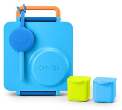 Blue Pietų dėžutė su termosu OmieBox, Mėlyna Sky