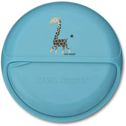CARL OSCAR MiniDISK, Turquoise-giraffe 12 cm
