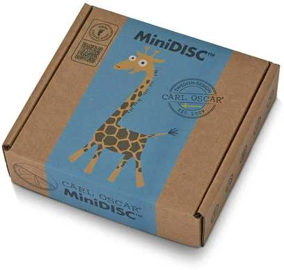 CARL OSCAR MiniDISK, Turquoise-giraffe 12 cm
