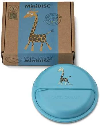 CARL OSCAR MiniDISK, Turquoise-giraffe 12 cm