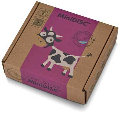 CARL OSCAR MiniDISK, Violetinė-cow 12 cm