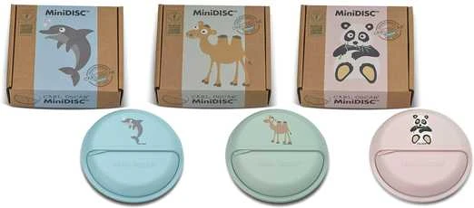 CARL OSCAR MiniDISK, Žalias-camel 12 cm