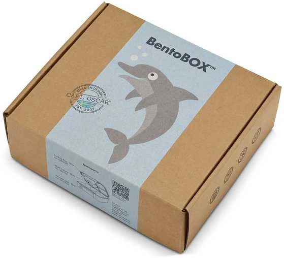 CARL OSCAR Pietų dėžutė BentoBOX, Mėlyna-dolphin