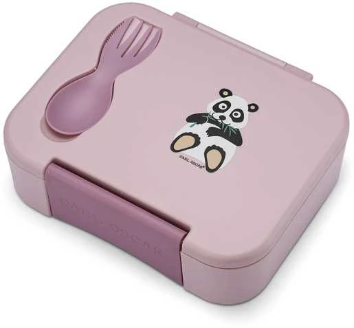 CARL OSCAR Pietų dėžutė BentoBOX, Rožinė-panda