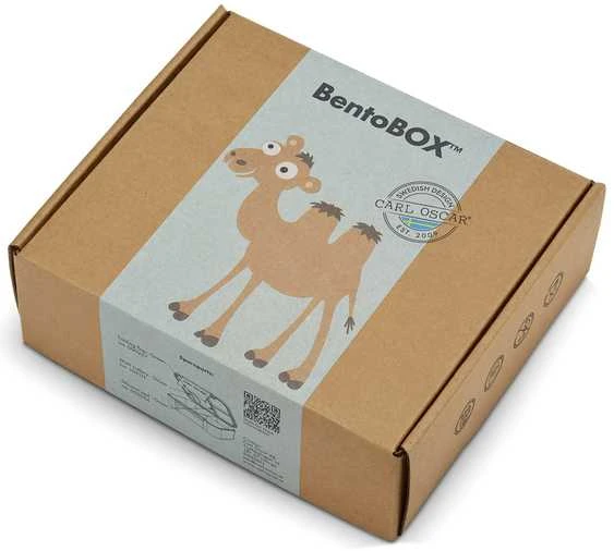 CARL OSCAR Pietų dėžutė BentoBOX, Žalias-camel
