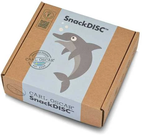Blue CARL OSCAR SnackDISC, Mėlyna-dolphin 15cm