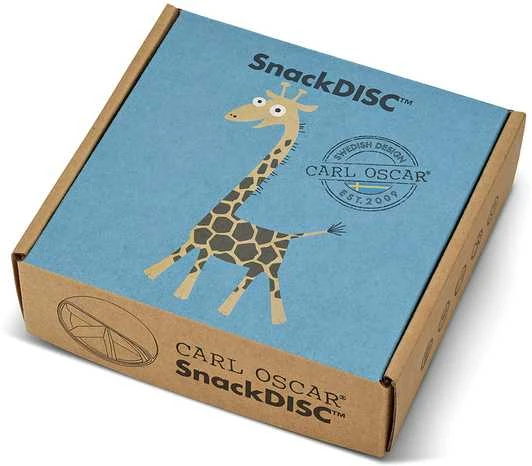 CARL OSCAR SnackDISC, Turquoise-Giraffe 15 cm