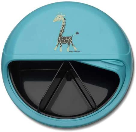 CARL OSCAR SnackDISC, Turquoise-Giraffe 15 cm