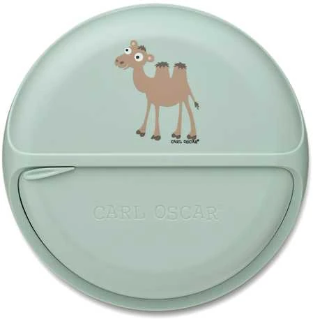 CARL OSCAR SnackDISC, Žalias-camel 15cm
