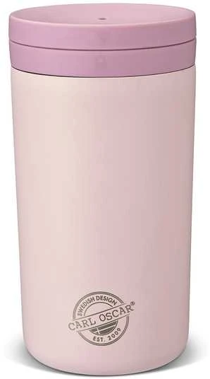 CARL OSCAR Termosinis puodelis - Rožinė, 400 ml
