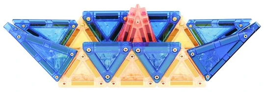 Cleverclixx - Magnetinis mini plytelių rinkinys, 28 detalės