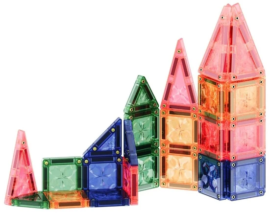Cleverclixx - Magnetinis mini plytelių rinkinys, 28 detalės