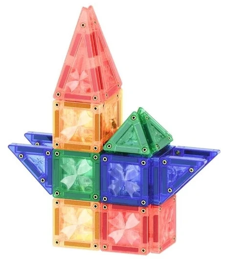 Cleverclixx - Magnetinis mini plytelių rinkinys "Intense", 28d.