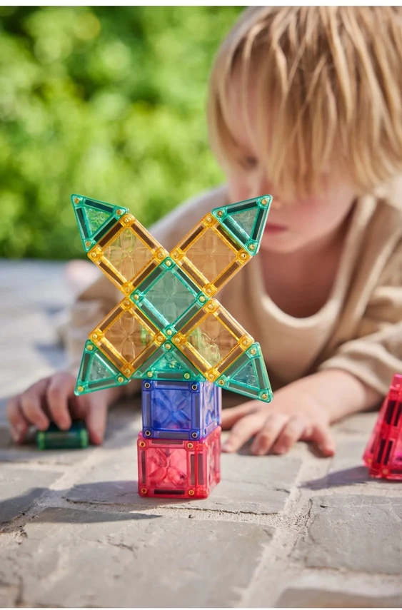 Cleverclixx - Magnetinis mini plytelių rinkinys, 28 detalės