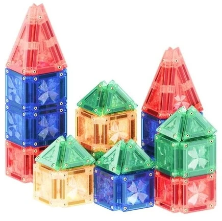 Cleverclixx - Magnetinis mini plytelių rinkinys "Intense", 28d.