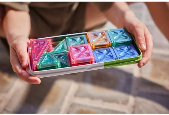Cleverclixx - Magnetinis mini plytelių rinkinys, 28 detalės