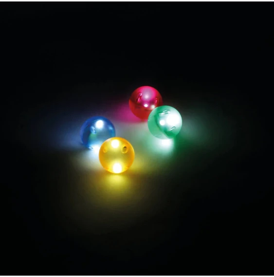 Cleverclixx - šviečiantys rutuliukai, 4 vienetai