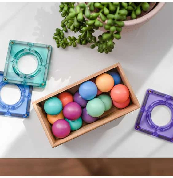 CONNETIX kamuoliukų pakuotė, 16vnt., pasteliniai