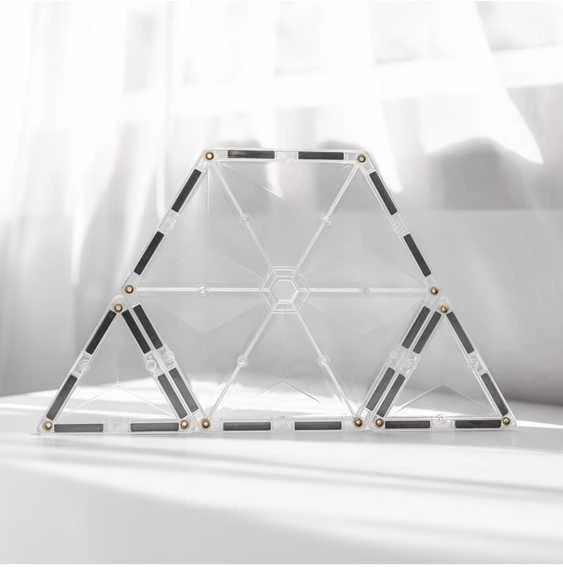 CONNETIX Magnetinis konstruktorius 34d. Clear starter pack