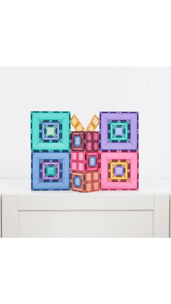CONNETIX - Magnetinis konstruktorius - 48d. Pastel Portal Pack
