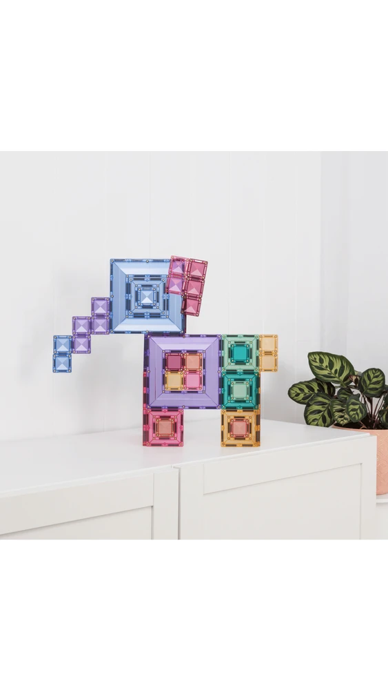CONNETIX - Magnetinis konstruktorius - 48d. Pastel Portal Pack