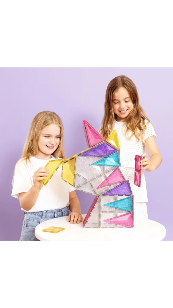 CONNETIX magnetinis konstruktorius 56d. Glitter Unicorn Pack