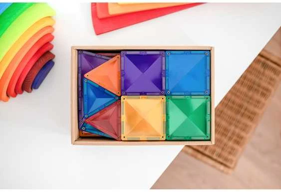 Magnetinis konstruktorius Connetix  Rainbow Starter Pack, 60 dalių