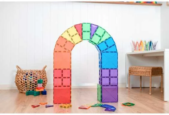 Magnetinis konstruktorius Connetix  Rainbow Starter Pack, 60 dalių